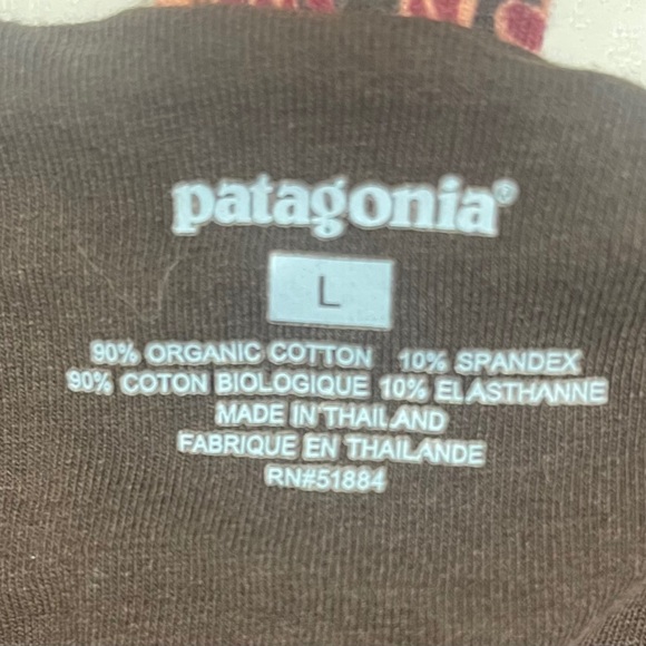 Patagonia Floral Tank Top V Neck With Bra Burgundy/Pink Size L - Picture 6 of 13